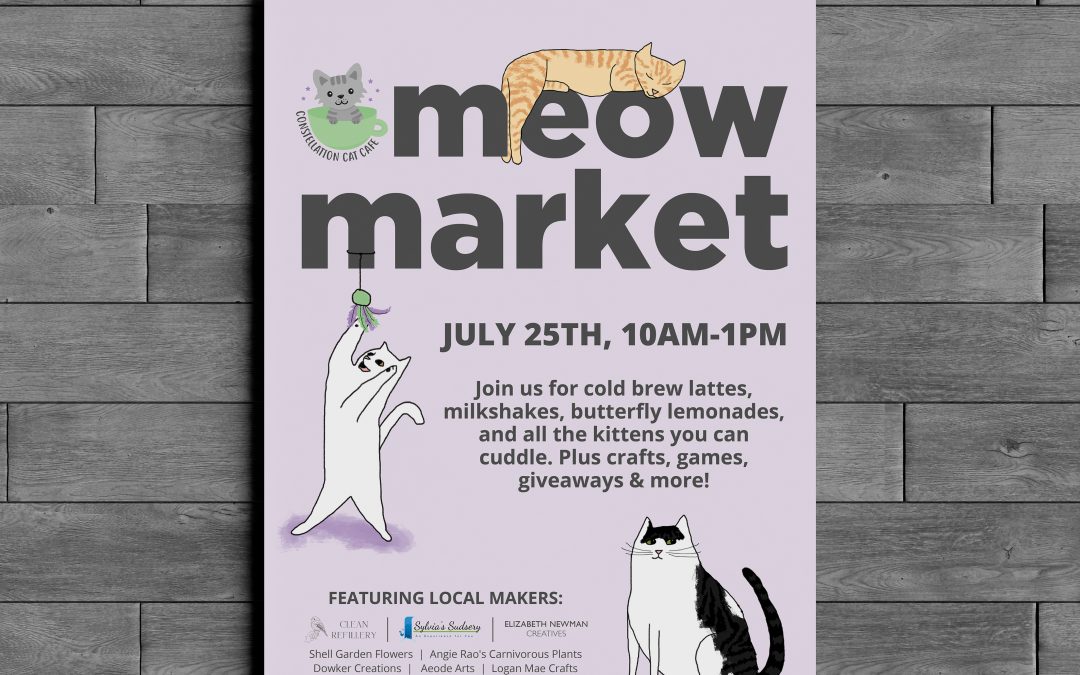 Meow Market Poster